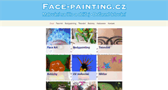Desktop Screenshot of face-painting.cz
